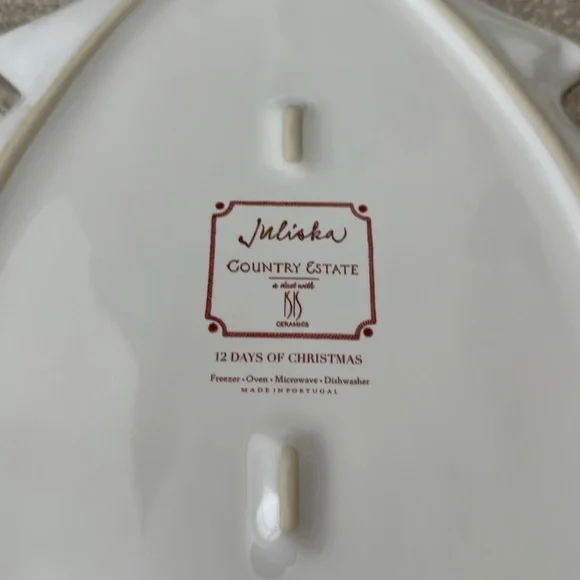 Juliska Country Estate Christmas Platter